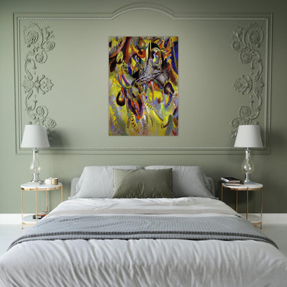 FUGUE 1914 - Wassily Kandinsky Brushed Aluminum Print - 70x100 cm / 28x40 inches | Wassily Kandinsky Aluminum Print | Wassily Kandinsky Prints