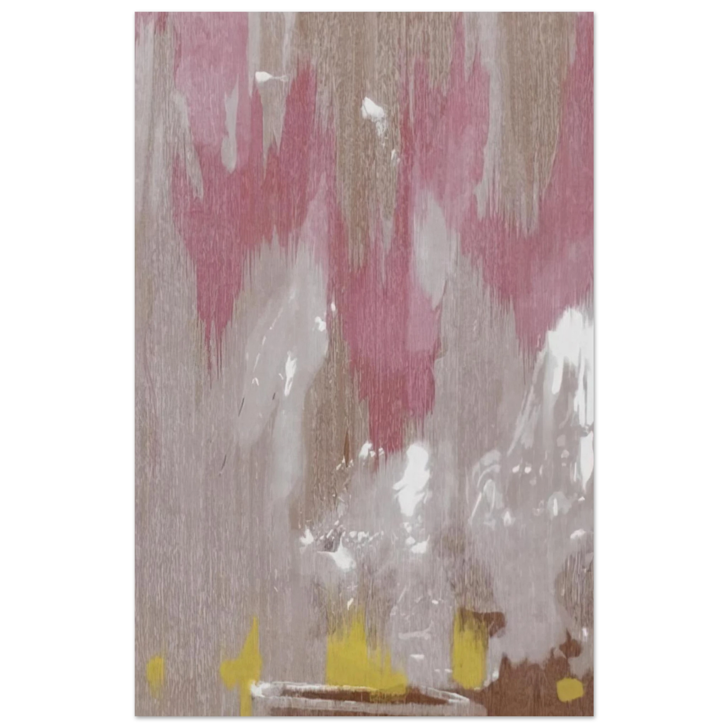 Helen Frankenthaler - Tales of Genji IV - 1998 Wall art - 70x100 cm / 28x40 inches - Premium Wooden Framed Poster With Fine Art Paper-canvas - Black frame