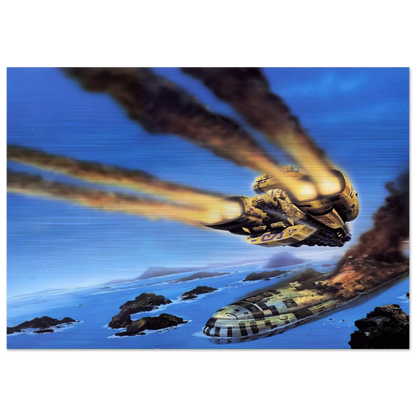 Chris Foss - Chris Foss Brushed Aluminum Print - 70x100 cm / 28x40 inches | Chris Foss Aluminum Print | Chris Foss Prints