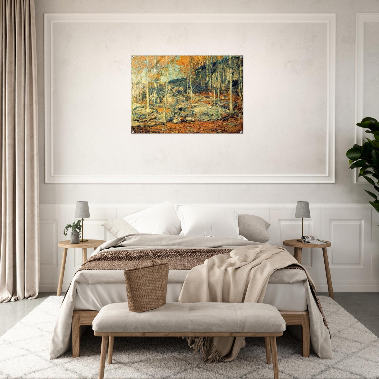 The Ledges - Childe Hassam Acrylic Print - 70x100 cm / 28x40″ inches