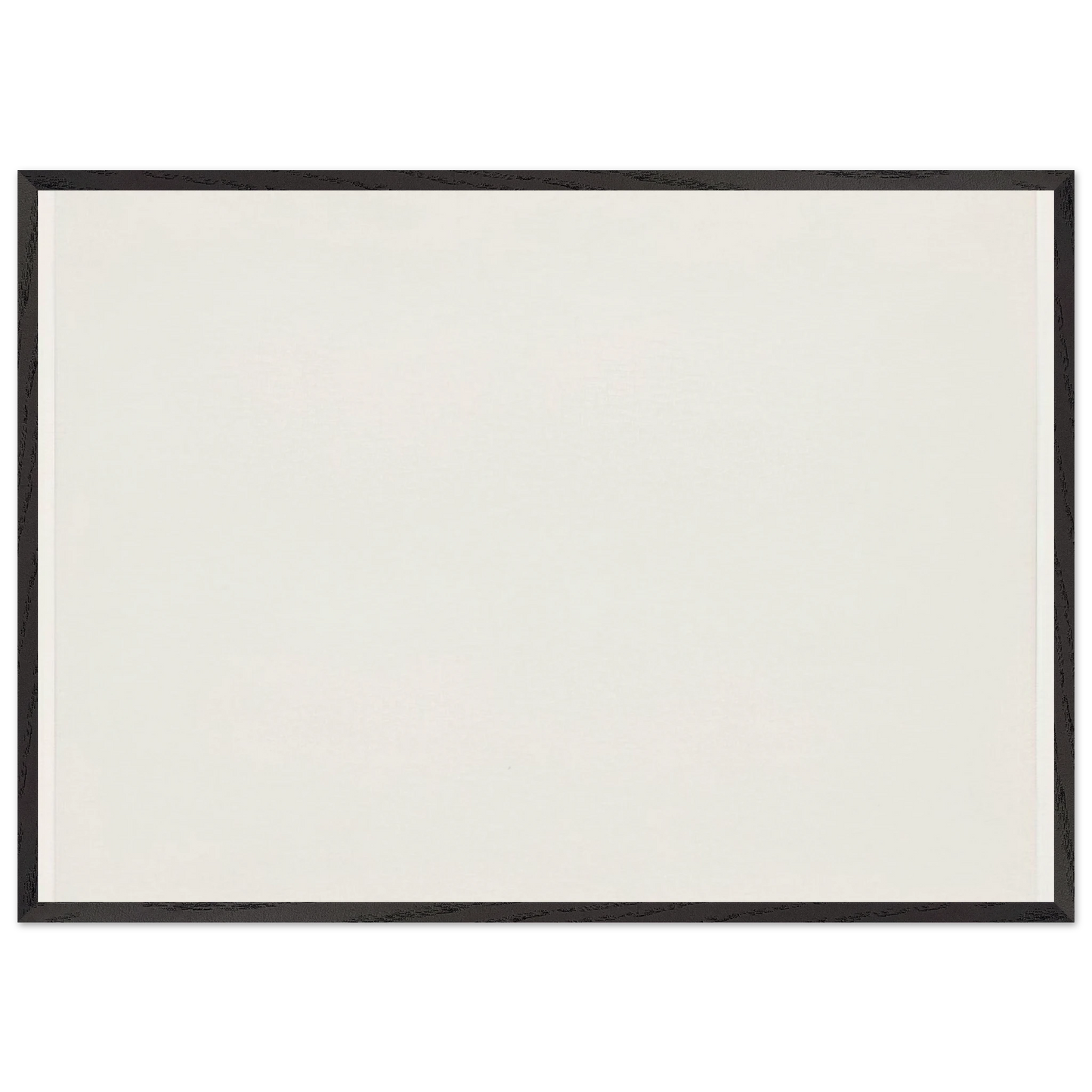 White N1 - Ellsworth Kelly 70x100 cm / 28x40 inches Framed Art Print – Black Wooden Frame