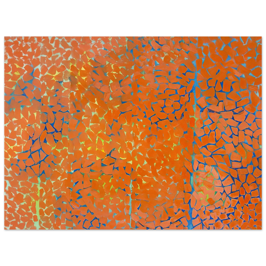 Alma Woodsey Thomas - AUTUMN LEAVES FLUTTERING IN THE BREEZE 1973  75x100 cm / 30x40inches Fine Art Poster