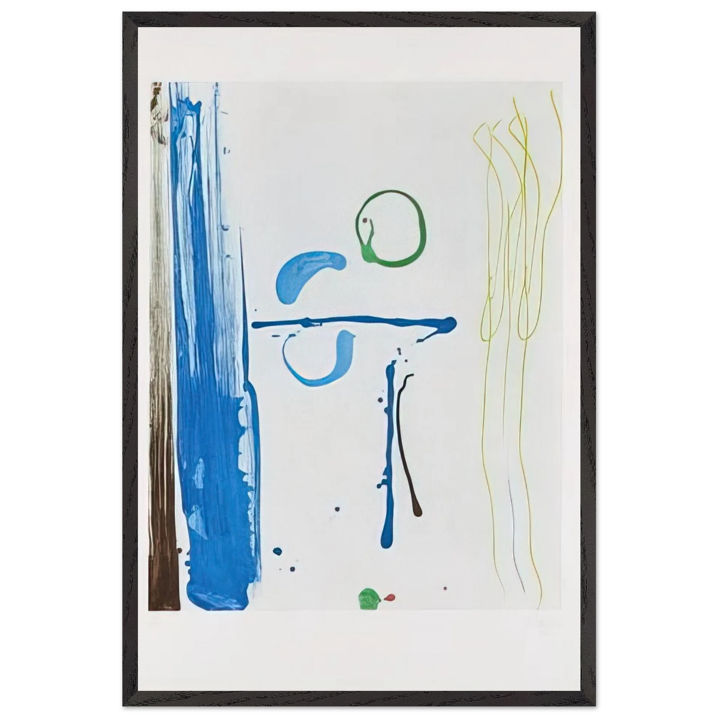 Helen Frankenthaler - Sunshine After Rain - 1987 Wall art - 60x80 cm / 24x32 inches - Fine Art Poster-canvas - -