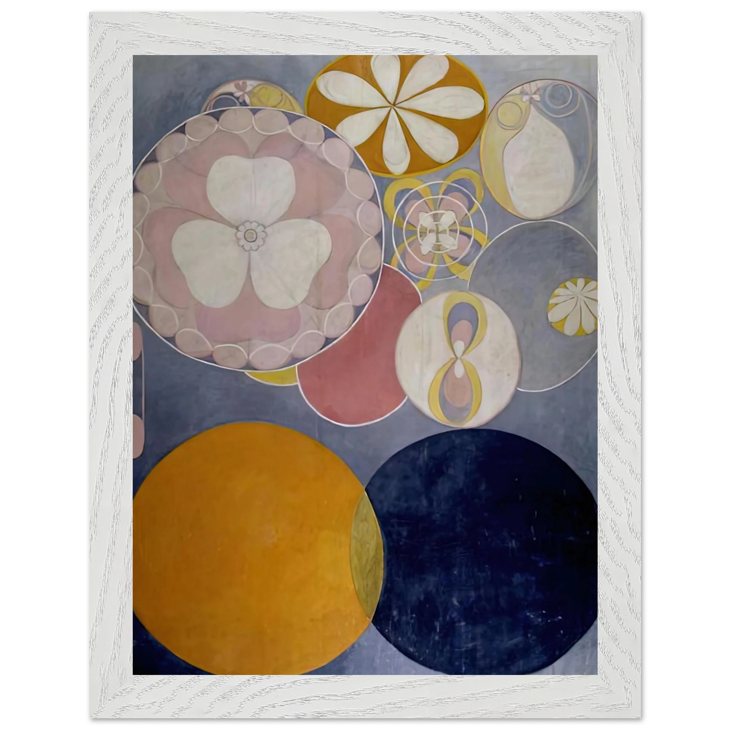 Hilma af Klint - DE TIO ST RSTA N 2 BARNAALDERN 1907 Wall art - 50x70 cm / 20x28 inches - Fine Art Poster-canvas - -