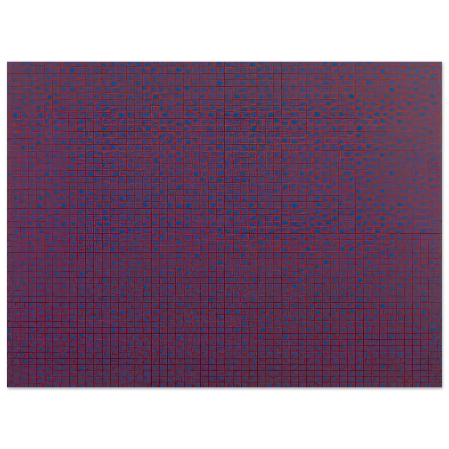 Francois Morellet - 4 trames 22Â°5, 45Â°, 67Â°5, 90Â° - 1969  75x100 cm / 30x40inches Fine Art Poster