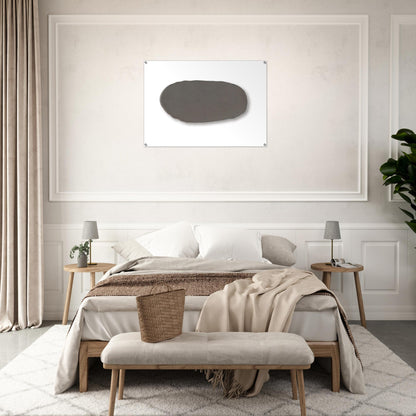 GRAUE SCHEIBE 1970 - BLINKY PALERMO Acrylic Print - 70x100 cm / 28x40″ inches