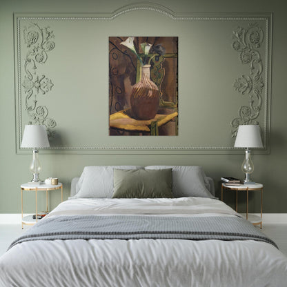 ARUM LILIES 1919 - Vanessa Bell Brushed Aluminum Print - 70x100 cm / 28x40 inches | Vanessa Bell Aluminum Print | Vanessa Bell Prints