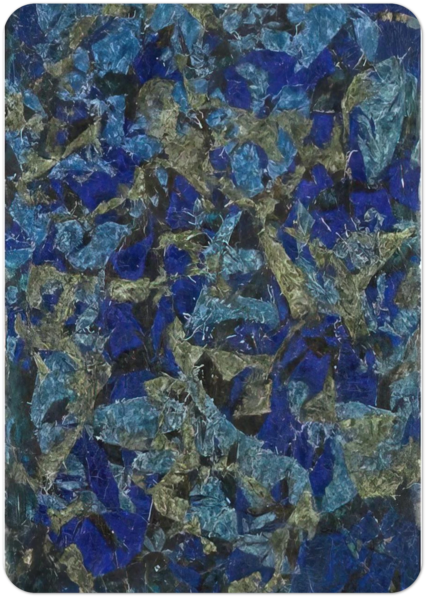 Peinture - 1963 By Simon Hantai Pack of 10 Post Cards | Simon Hantai Post Cards | A6 (10.5 x 14.8 cm) - 4.1 x 5.8 inches