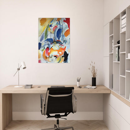 IMPROVISATION 31 SEA BATTLE 1913 - Wassily Kandinsky Brushed Aluminum Print - 70x100 cm / 28x40 inches | Wassily Kandinsky Aluminum Print | Wassily Kandinsky Prints