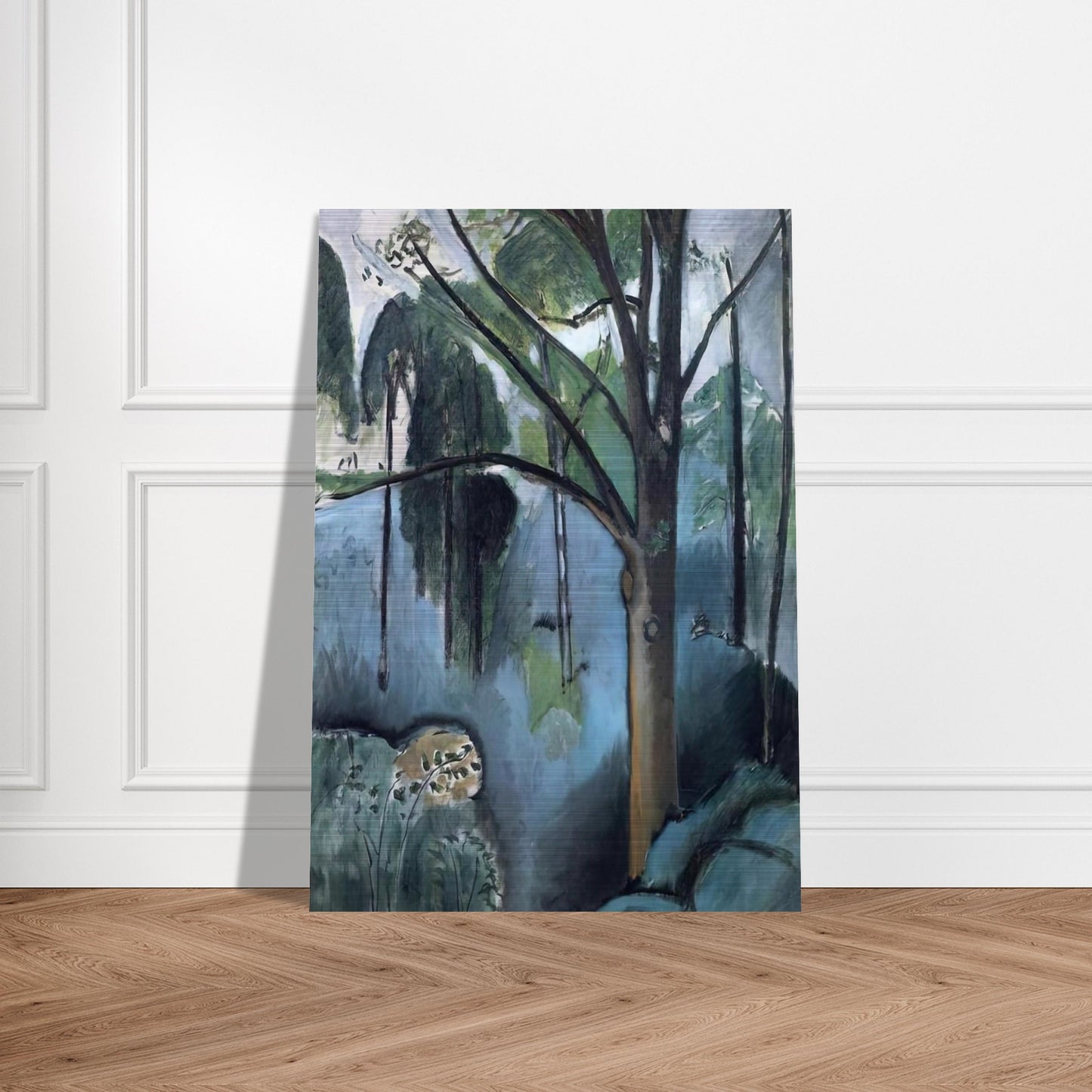 TRIVAUX POND 1917 - Henri Matisse Brushed Aluminum Print - 70x100 cm / 28x40 inches | Henri Matisse Aluminum Print | Henri Matisse Prints