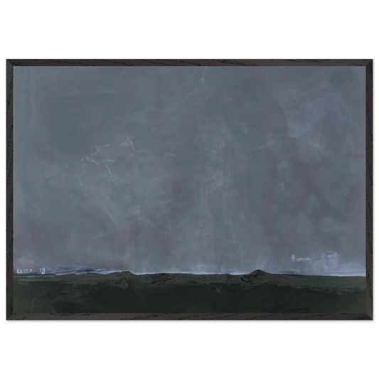 Driving East 2002- - Helen Frankenthaler 70x100 cm / 28x40 inches Framed Art Print – Black Wooden Frame