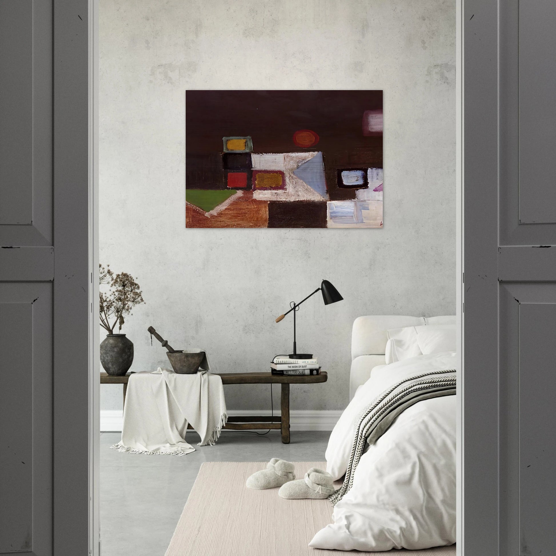 Untitled - 1948 - Victor Pasmore Brushed Aluminum Print - 70x100 cm / 28x40 inches | Victor Pasmore Aluminum Print | Victor Pasmore Prints