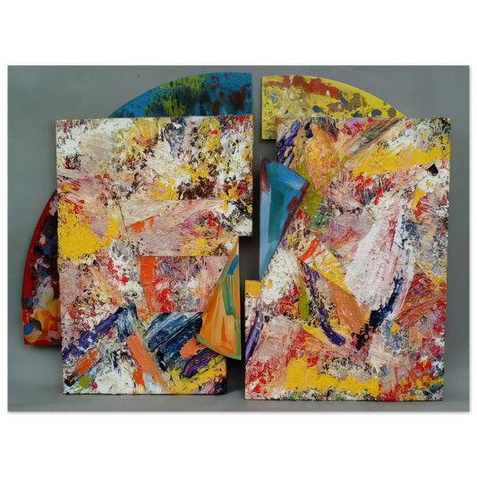 Sam Gilliam - Pearlie  75x100 cm / 30x40inches Fine Art Poster