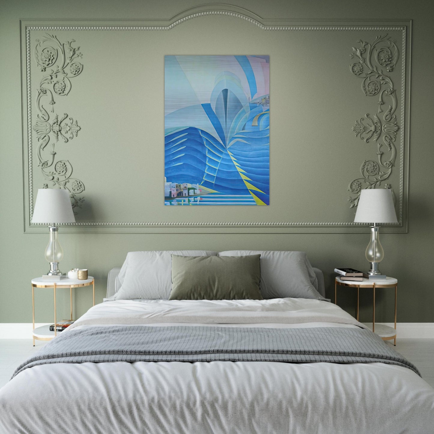 Synthesis of Marine Communications - 1934 - Benedetta Cappa Brushed Aluminum Print - 70x100 cm / 28x40 inches | Benedetta Cappa Aluminum Print | Benedetta Cappa Prints