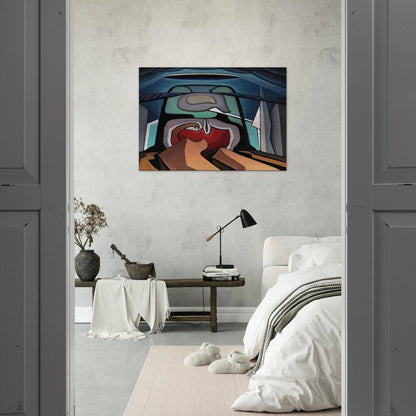 LSH 21 - 1942 - Lawren Harris Brushed Aluminum Print - 70x100 cm / 28x40 inches | Lawren Harris Aluminum Print | Lawren Harris Prints