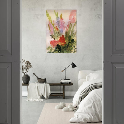 GLADIOLI 1942 - Raoul Dufy Brushed Aluminum Print - 70x100 cm / 28x40 inches | Raoul Dufy Aluminum Print | Raoul Dufy Prints