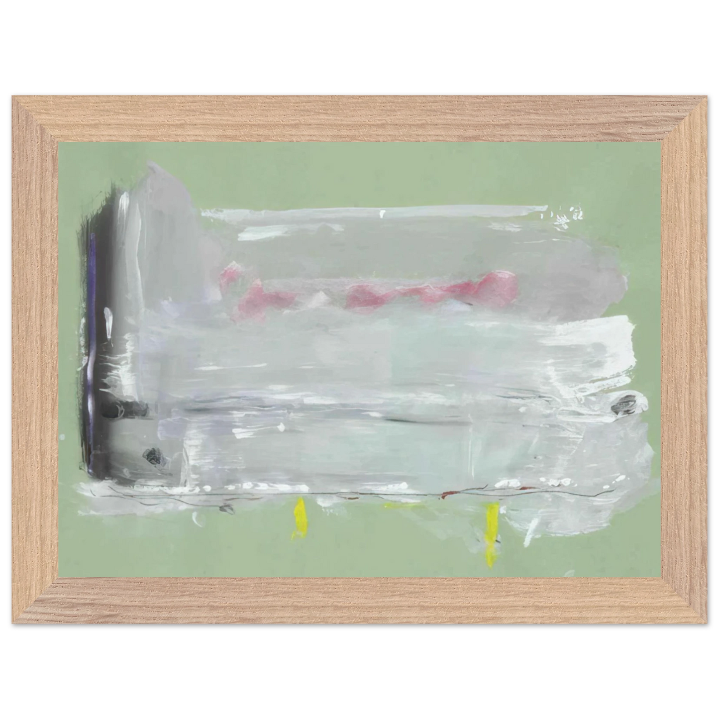 Helen Frankenthaler - Untitled - 1984 Wall art - A2 (42 x 59.4  cm) - Fine Art Poster-canvas - -