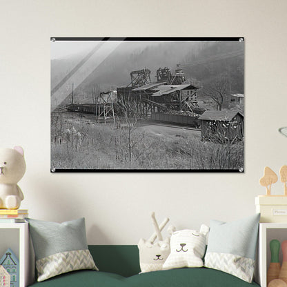 LOADING RECENTLY MINED COAL IN JENKINS 1935 - Ben Shahn Acrylic Print - 70x100 cm / 28x40″ inches