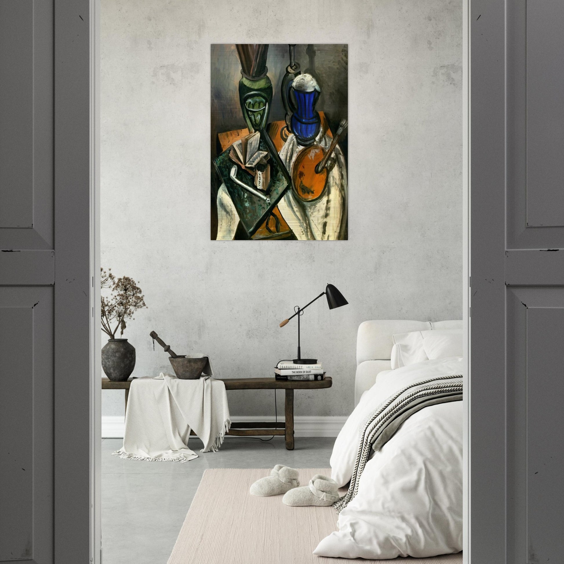 STILL LIFE 1914 - Andre Derain Brushed Aluminum Print - 70x100 cm / 28x40 inches | Andre Derain Aluminum Print | Andre Derain Prints