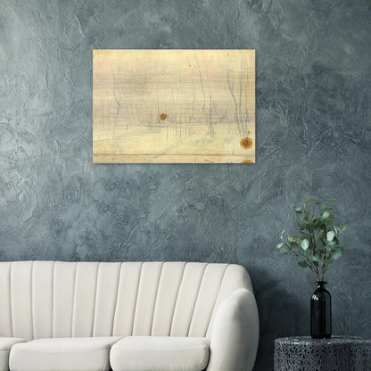 Park View - Vincent van Gogh Brushed Aluminum Print - 70x100 cm / 28x40 inches | Vincent van Gogh Aluminum Print | Vincent van Gogh Prints