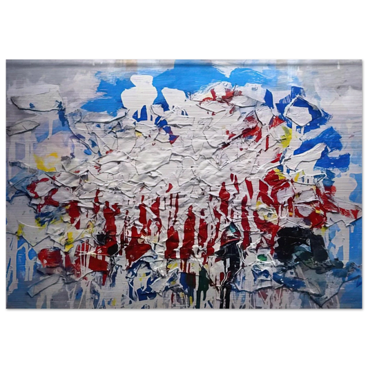 Untitled - 1958 - Robert Goodnough Brushed Aluminum Print - 70x100 cm / 28x40 inches | Robert Goodnough Aluminum Print | Robert Goodnough Prints