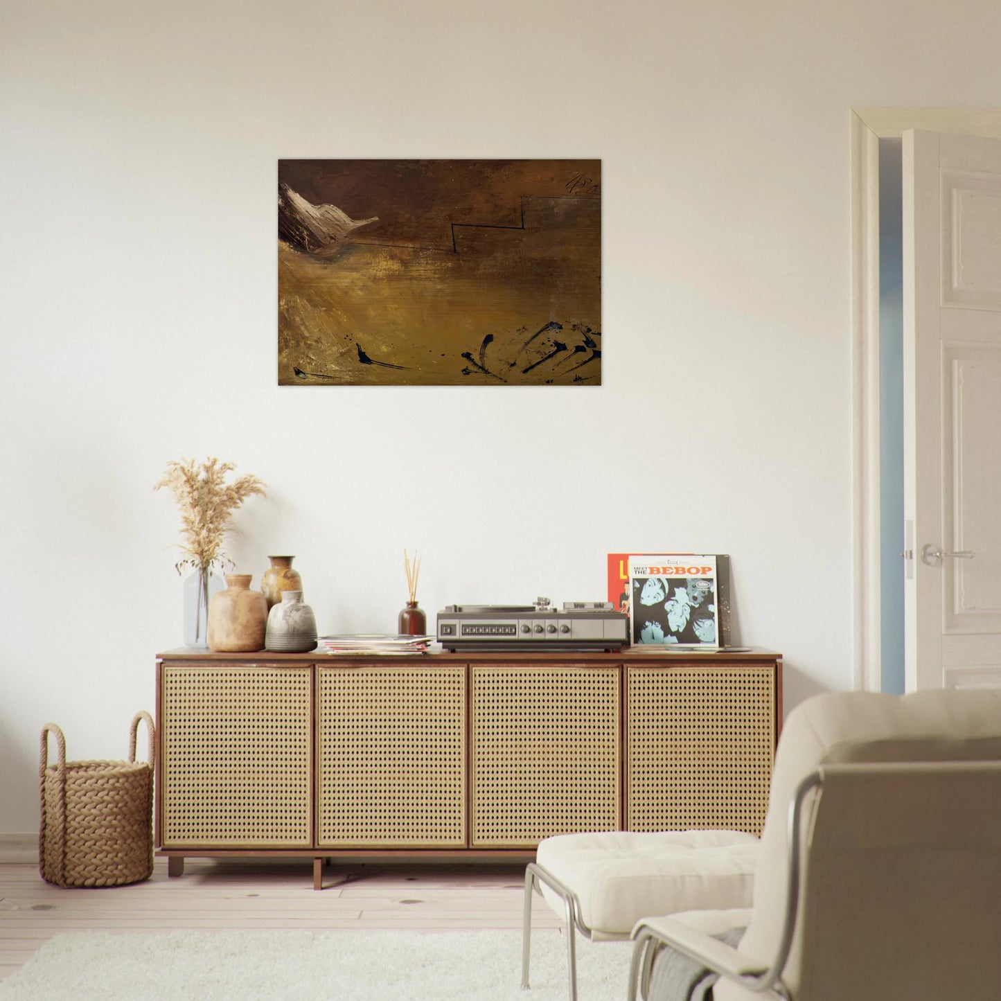 Sebastopol Autumn - 1961 - Hassel Smith Brushed Aluminum Print - 70x100 cm / 28x40 inches | Hassel Smith Aluminum Print | Hassel Smith Prints