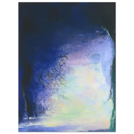 Zao Wou-Ki - AFTER THE ECLIPSE 11 AUGUST 99 1999  75x100 cm / 30x40inches Fine Art Poster