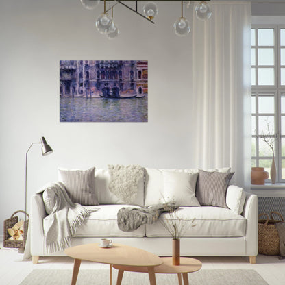 Palazzo da Mulla - claude monet Brushed Aluminum Print - 70x100 cm / 28x40 inches | claude monet Aluminum Print | claude monet Prints