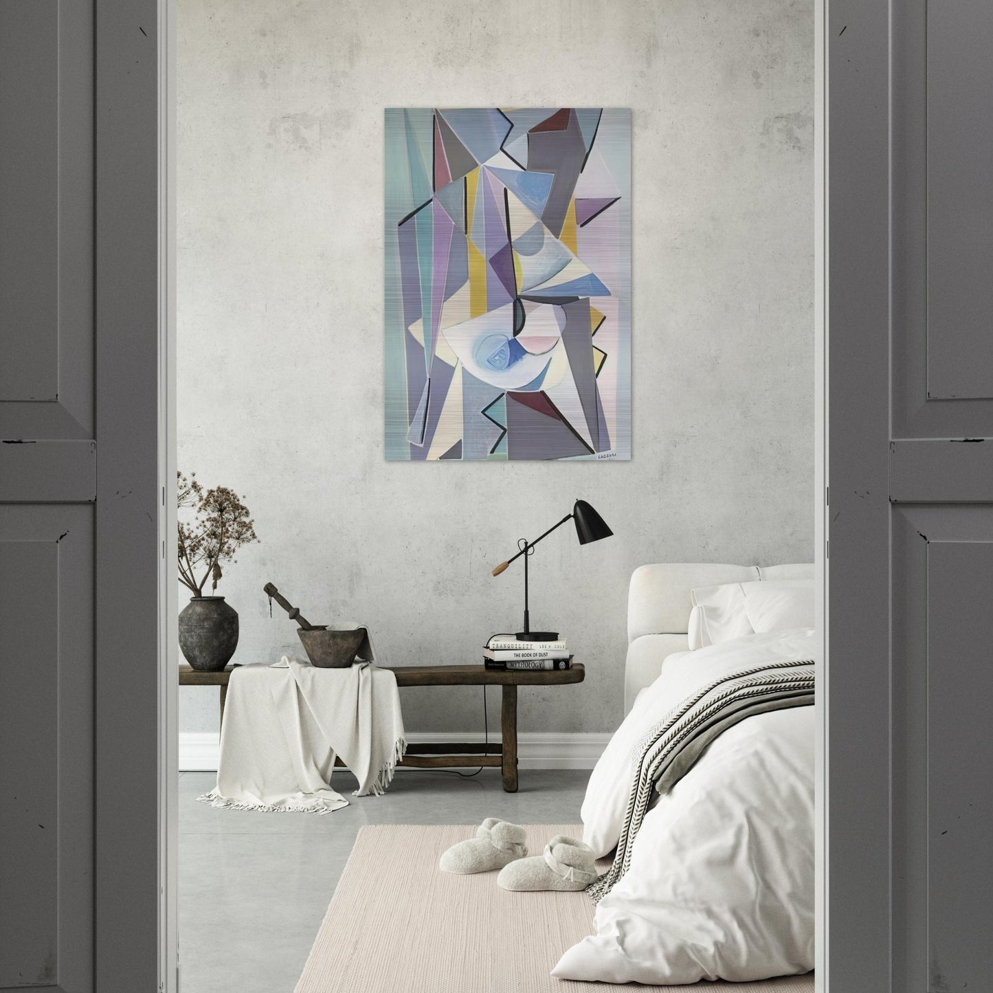 Composizione - 1951 - Bice Lazzari Brushed Aluminum Print - 70x100 cm / 28x40 inches | Bice Lazzari Aluminum Print | Bice Lazzari Prints