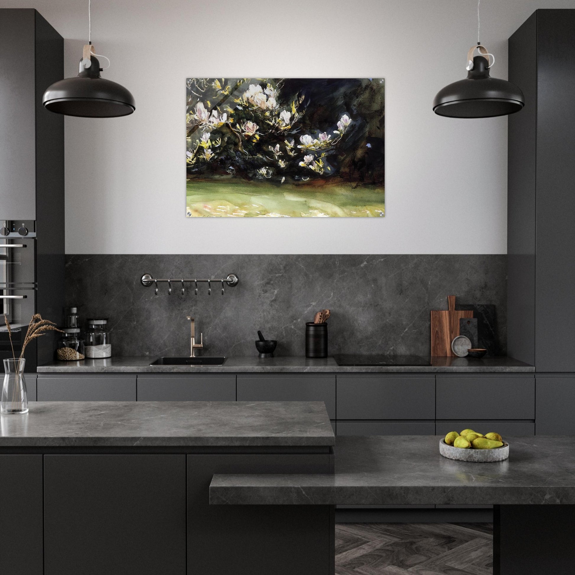 Magnolias - John Singer Sargent Acrylic Print - 70x100 cm / 28x40″ inches