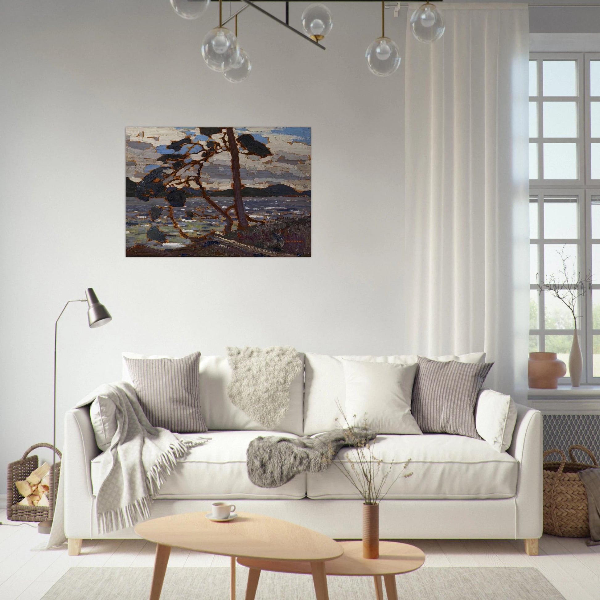 SKETCH FOR THE WEST WIND 1916 - Tom Thomson Brushed Aluminum Print - 70x100 cm / 28x40 inches | Tom Thomson Aluminum Print | Tom Thomson Prints