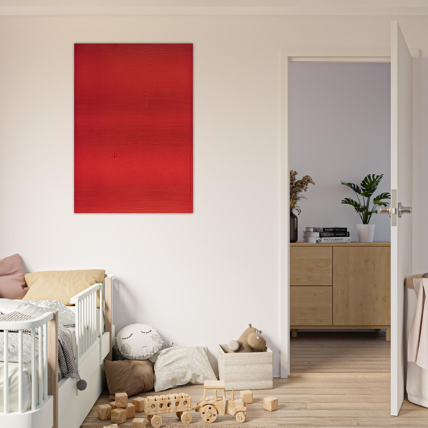 Spazio Luce - 1963 - Antonio Calderara Brushed Aluminum Print - 70x100 cm / 28x40 inches | Antonio Calderara Aluminum Print | Antonio Calderara Prints