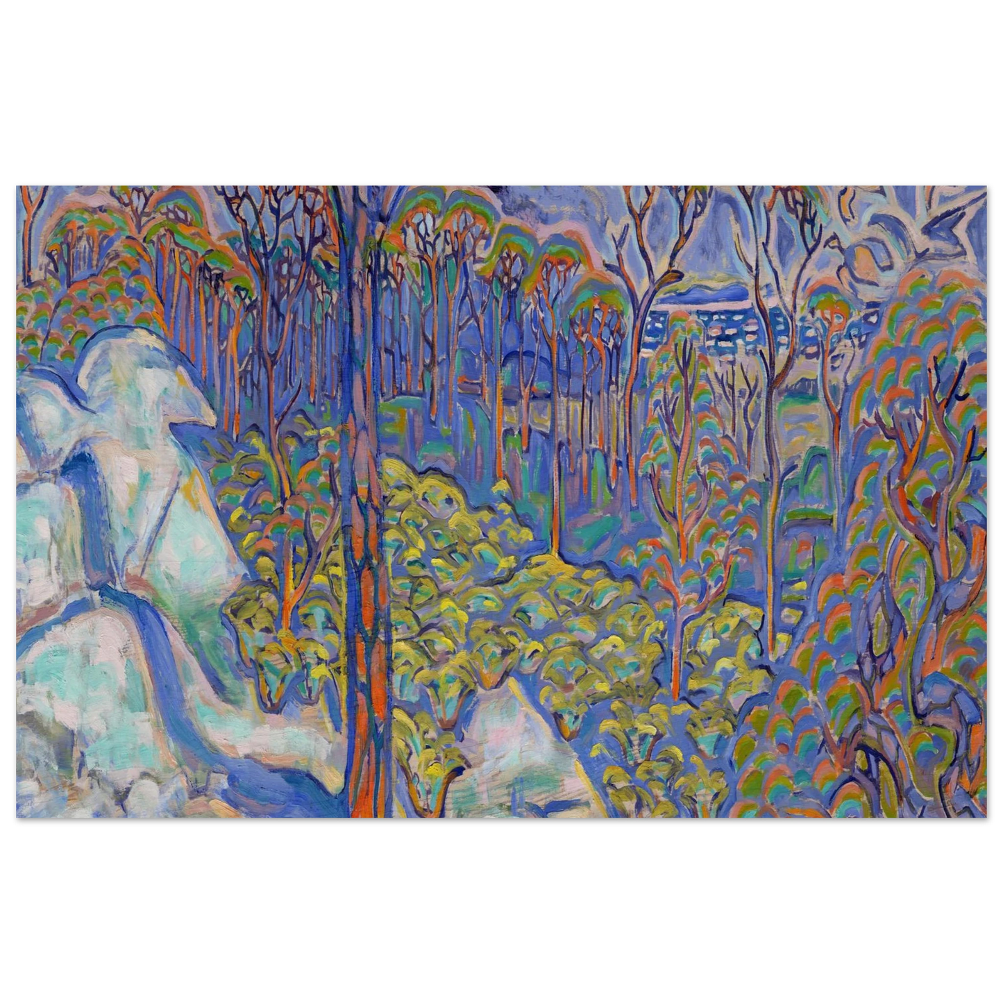 Walter Inglis Anderson - Walter Anderson Wall art - 30x40 cm / 12x16 inches - Premium Wooden Framed Poster With Fine Art Paper-canvas - Black frame