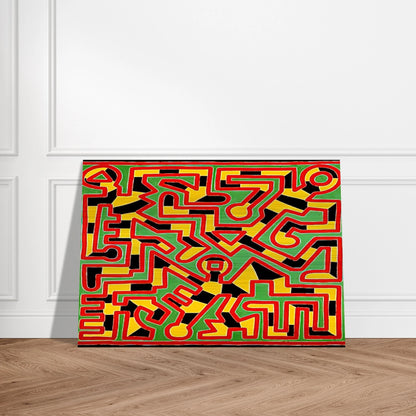 UNTITLED 1988 - Keith Haring Brushed Aluminum Print - 70x100 cm / 28x40 inches | Keith Haring Aluminum Print | Keith Haring Prints