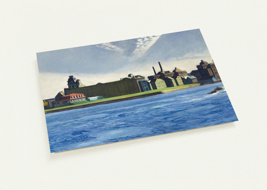 Blackwell s Island By Edward Hopper Pack of 10 Post Cards | Edward Hopper Post Cards | A6 (10.5 x 14.8 cm) - 4.1 x 5.8 inches