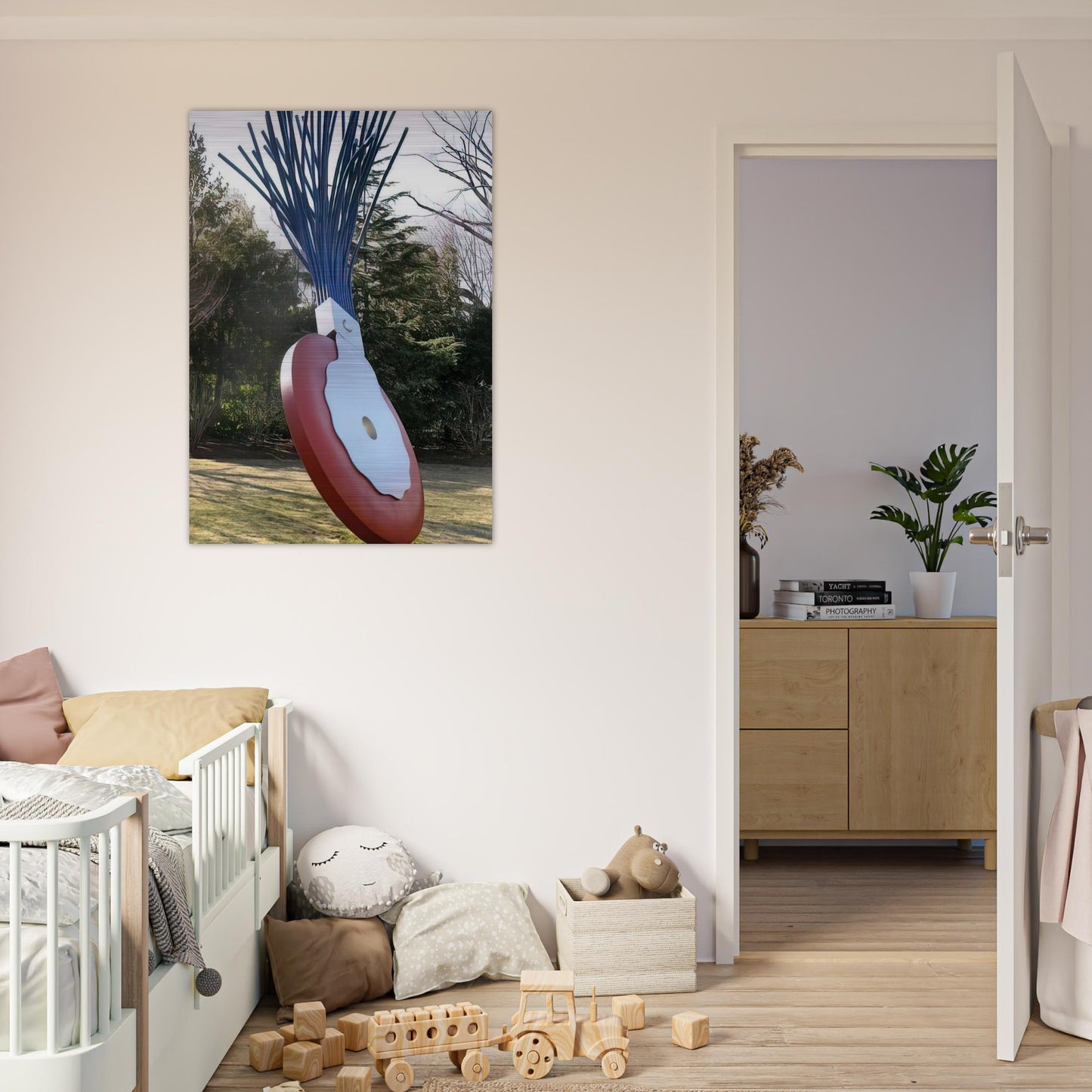 TYPEWRITER ERASER SCALE X COLLABORATION WITH VAN BRUGGEN 1999 - Claes Oldenburg Brushed Aluminum Print - 70x100 cm / 28x40 inches | Claes Oldenburg Aluminum Print | Claes Oldenburg Prints