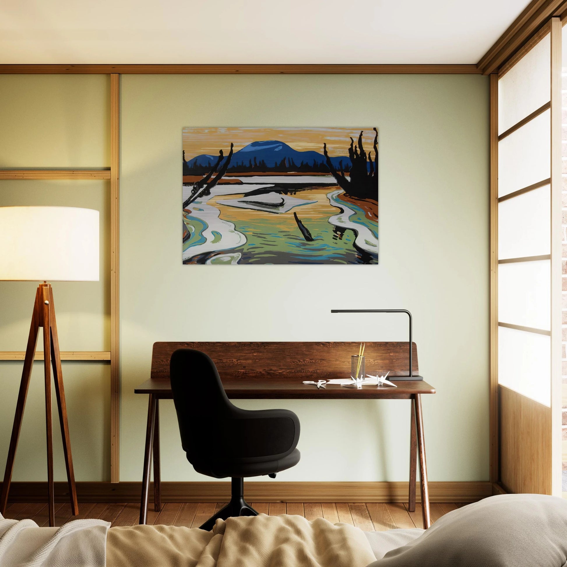 Smart River Alaska - 1945 - A.Y. Jackson Brushed Aluminum Print - 70x100 cm / 28x40 inches | A.Y. Jackson Aluminum Print | A.Y. Jackson Prints
