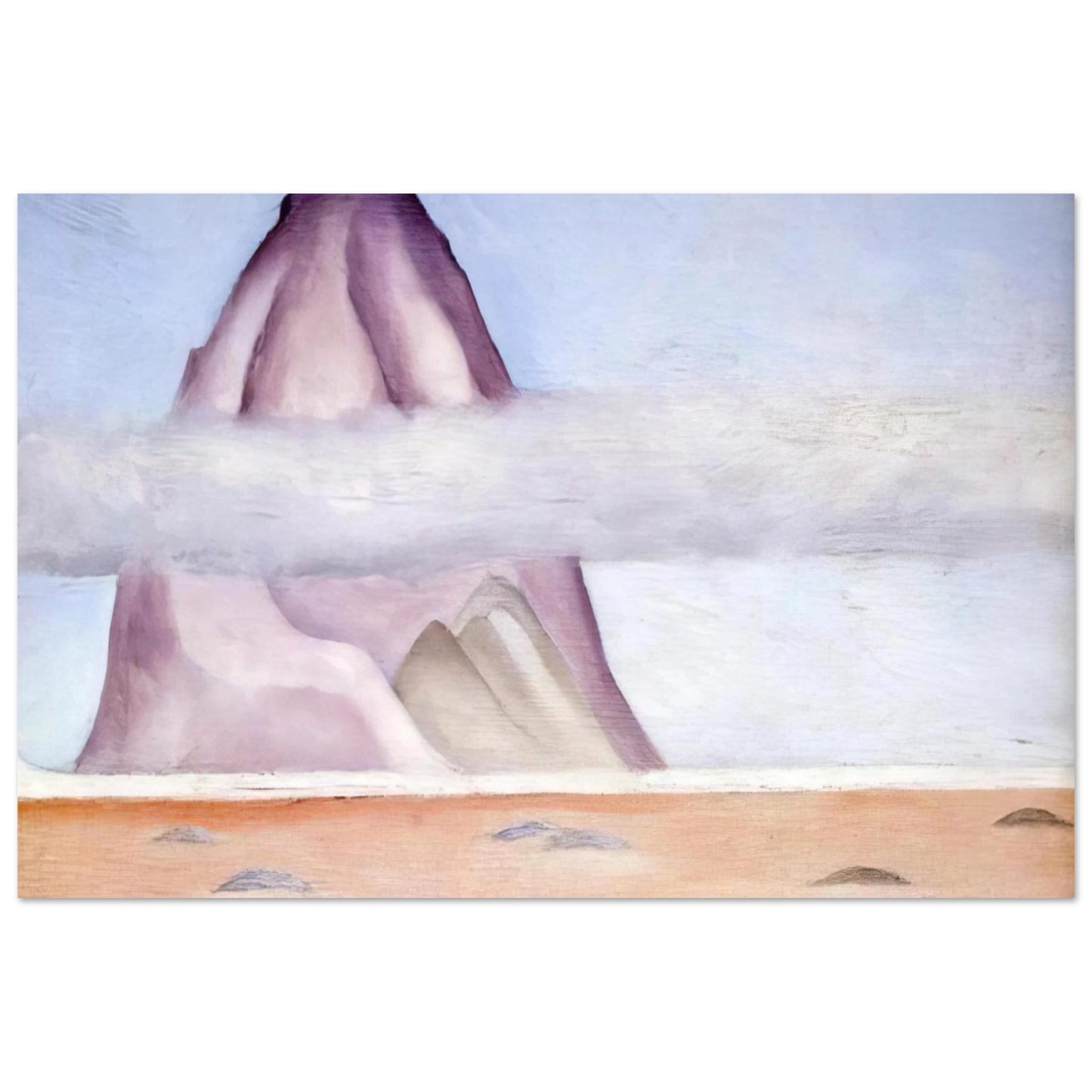 Georgia O'Keeffe - Misty - A Memory Fine Art Poster
