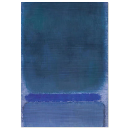 Untitled Green on Blue - 1968 - Mark Rothko Brushed Aluminum Print - 70x100 cm / 28x40 inches | Mark Rothko Aluminum Print | Mark Rothko Prints