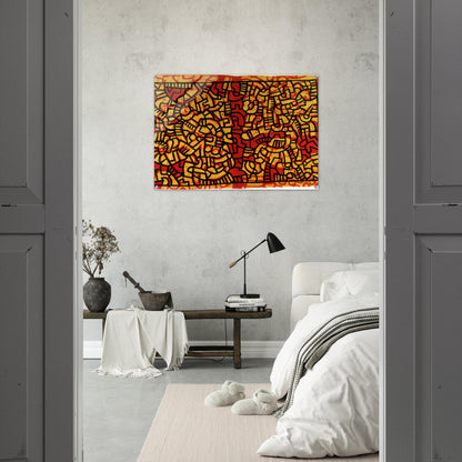 UNTITLED 1979 - Keith Haring Acrylic Print - 70x100 cm / 28x40″ inches