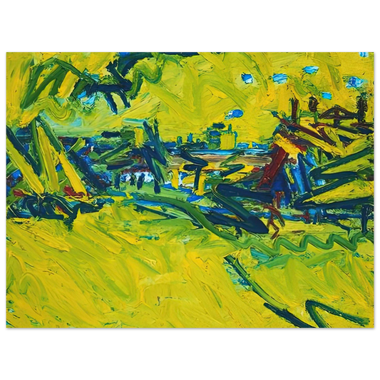 Frank Auerbach - THE ORIGIN OF THE GREAT BEAR 1968  75x100 cm / 30x40inches Fine Art Poster