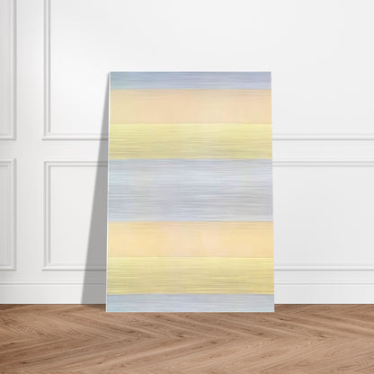 With My Back to the World - Agnes Martin Brushed Aluminum Print - 70x100 cm / 28x40 inches | Agnes Martin Aluminum Print | Agnes Martin Prints