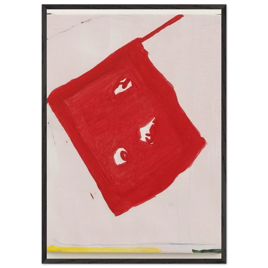 Turkish 1 May - 2009 N2 - Raoul De Keyser 70x100 cm / 28x40 inches Framed Art Print – Black Wooden Frame