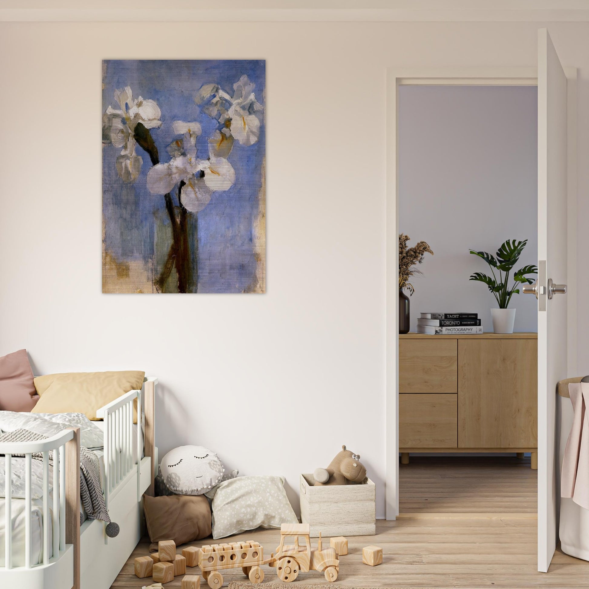 Flowers Sun - Piet Mondrian Brushed Aluminum Print - 70x100 cm / 28x40 inches | Piet Mondrian Aluminum Print | Piet Mondrian Prints