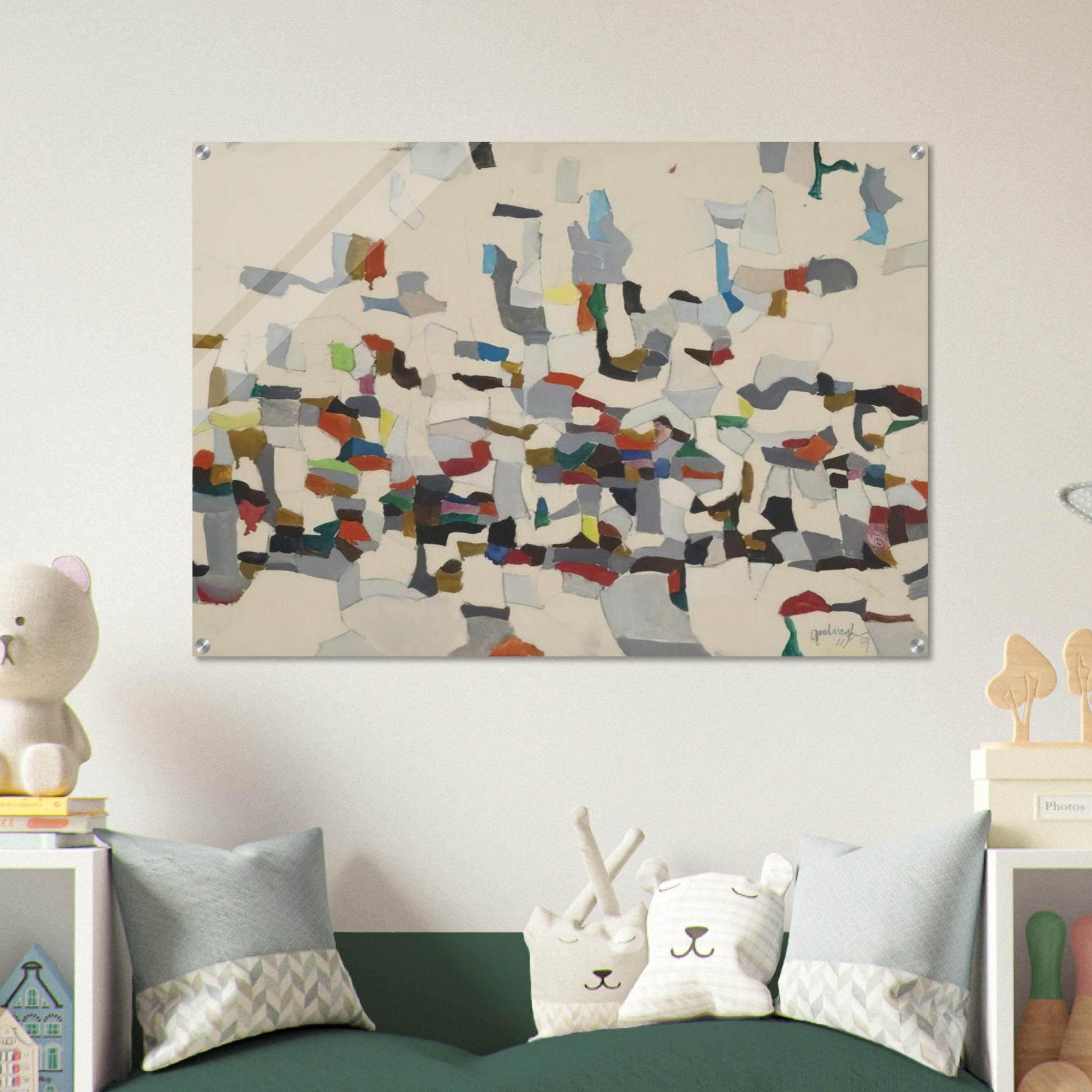 Untitled Composition - 1957 - Robert Goodnough Acrylic Print - 70x100 cm / 28x40″ inches