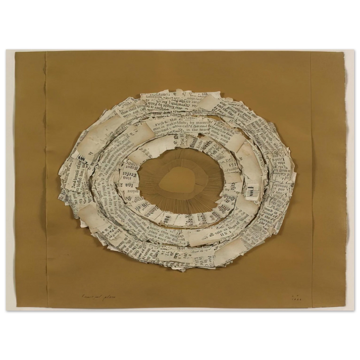 Lenore Tawney - FRUITFUL PLACE 1966  75x100 cm / 30x40inches Fine Art Poster