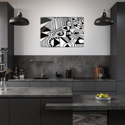 UNTITLED 1978 1 - Keith Haring Acrylic Print - 70x100 cm / 28x40″ inches