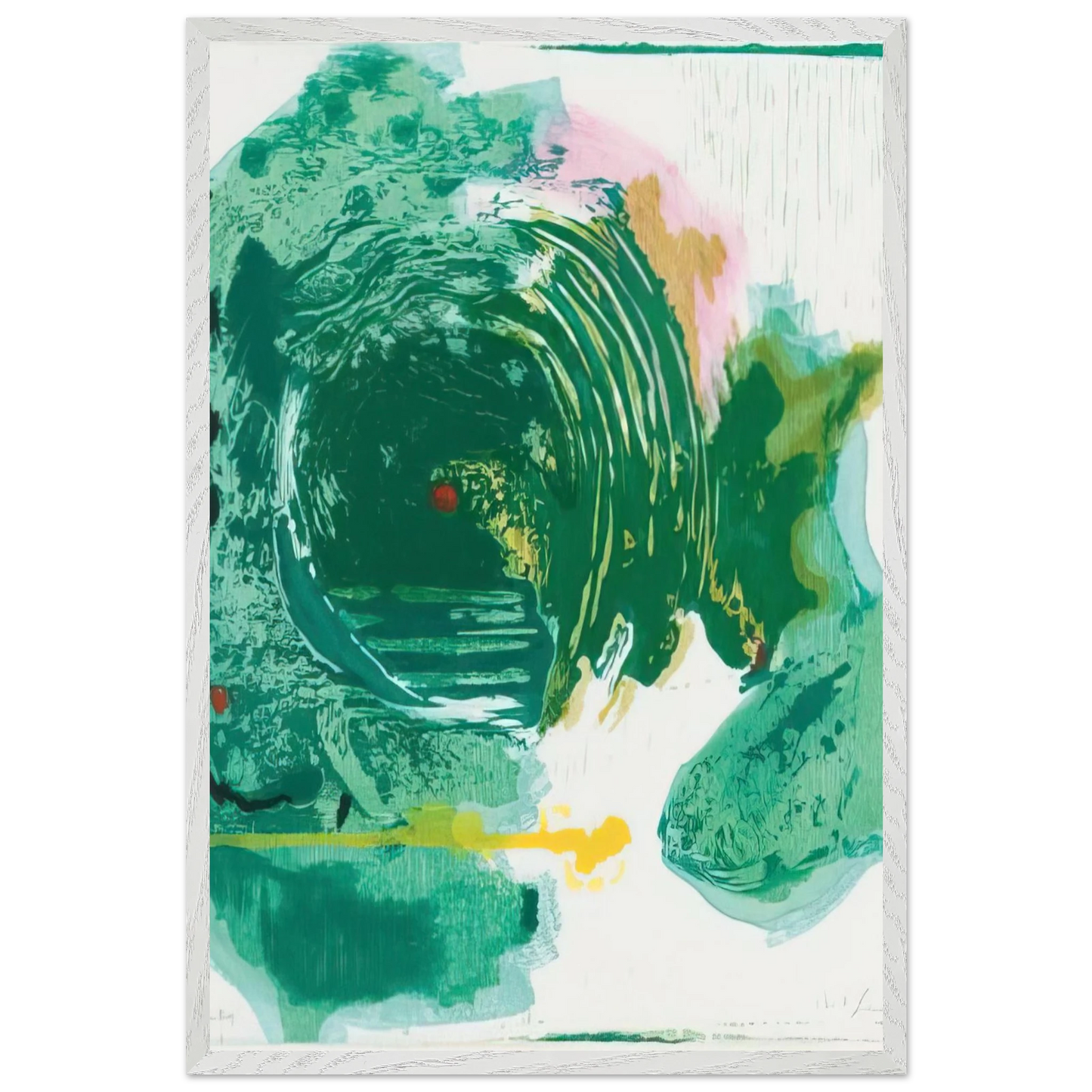 Helen Frankenthaler - Radius - 1993 Wall art - 45x60 cm / 18x24 inches - Fine Art Poster-canvas - -