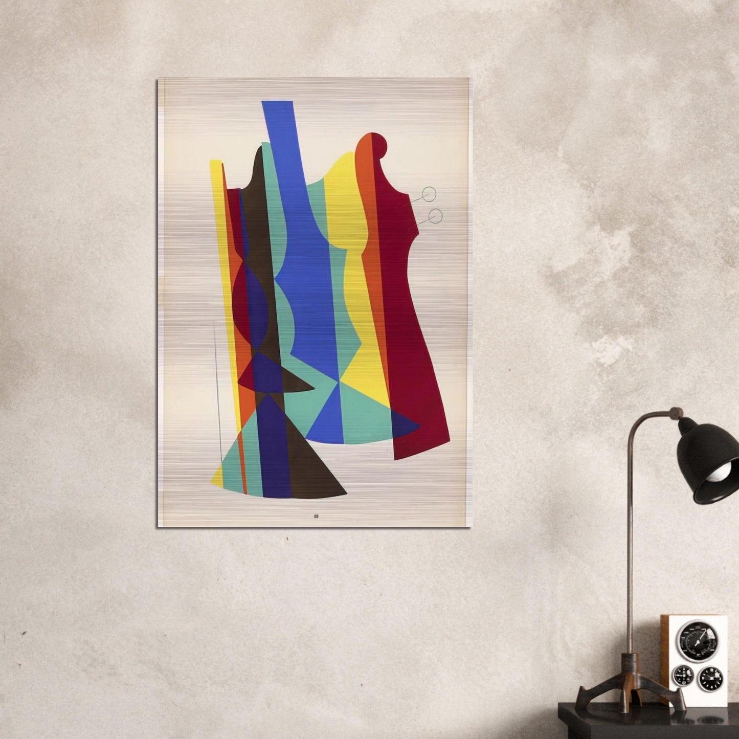 ORCHESTRA FROM THE PORTFOLIO REVOLVING DOORS 1926 - Man Ray Brushed Aluminum Print - 70x100 cm / 28x40 inches | Man Ray Aluminum Print | Man Ray Prints