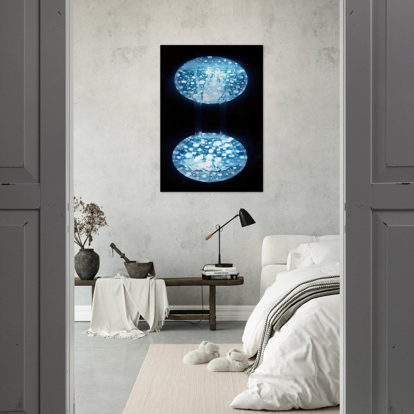 Relieve Agua Comunicante - Kinetic Art - Gyula Kosice Brushed Aluminum Print - 70x100 cm / 28x40 inches | Gyula Kosice Aluminum Print | Gyula Kosice Prints